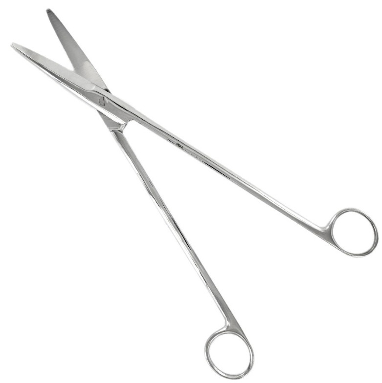 Ciseaux Mayo Professionnels En Acier Inoxydable - 17,5 Cm - Pointes émoussées - Revêtement Métal Dur